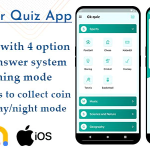 Flutter Quiz app offline with admob ready to publish template