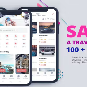 Flutter travel app template with null safety