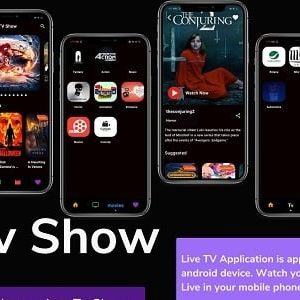 Flutter Tv Show - (Live TV Channels- Movies) - TV Cast Supports DLNA-Cast