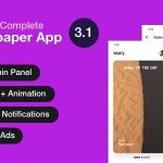 Flutter Wallpaper App for Android - Full App + Admin Panel