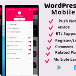 Flutter Wordpress Mobile App Supports Android & IOS
