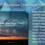 FLY - Multipurpose One Page + Admin Panel