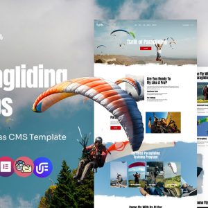 Flyglidin - Paragliding and Adventure Multipurpose WordPress Elementor Theme