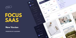 Focus saas laravel productivity management tool codermarket.png