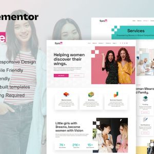 Fomie - Business Woman Elementor Template Kit