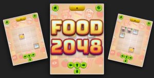 Food 2048 cross platform puzzle game gplpixel.jpg