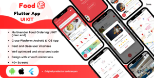 Food app restaurant order booking multivendor flutter ui kit codermarket.png