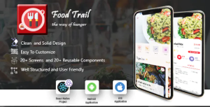 Food trail react native template codermarket.png