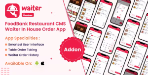 Foodbank table order waiter point of sale pos app codermarket.png