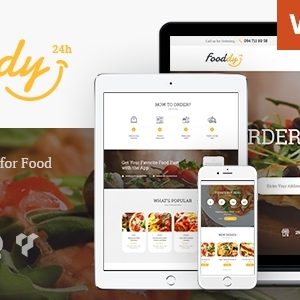 Fooddy / - Food Ordering & Delivery WordPress Theme + Elementor + RTL