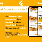 Foodizm - Restaurant Food Ordering App in Flutter - Customer, Restaurant, Rider App