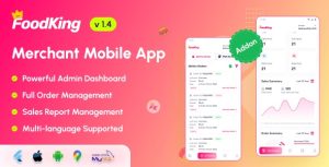 Foodking restaurant food delivery system merchant flutter mobile app .jpg
