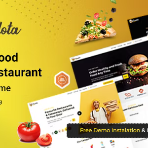 Foodota - Online Food Delivery WordPress Theme
