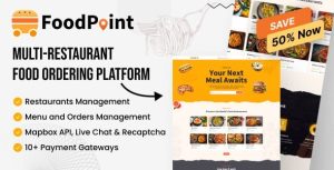 Foodpoint multi restaurant food ordering platform codermarket.jpg