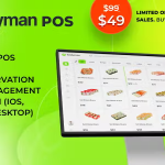 Foodyman POS + Kitchen + Table Reservation + Order Management Application (iOS, Android, Desktop)