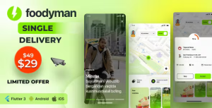 Foodyman single restaurant with branches delivery app ios android .png