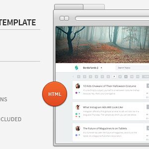 Forum Website HTML Template