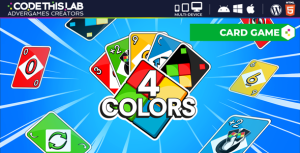Four colors html5 card game gplpixel.png