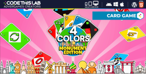 Four colors monument edition html5 card game gplpixel.png