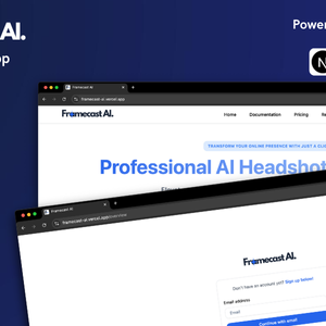 Framecast AI - AI Headshot Generator, Avatar Maker, Image Generator SAAS System