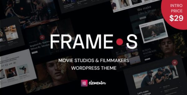 Frames – Movie Studio & Filmmaker WordPress theme - Image 1