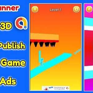 Freeze Runner 3D Game Unity Source Code