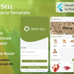 Freshsell - Ecommerce - Flutter Mobile UI Template - Android - iOS