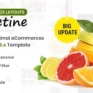 Fretine Organic Store - Responsive OpenCart  Theme
