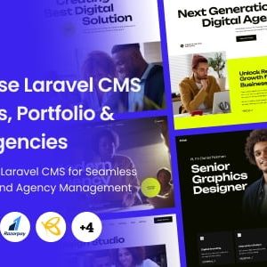 Frisk - Multipurpose Laravel CMS for Business, Portfolio & Creative Agencies