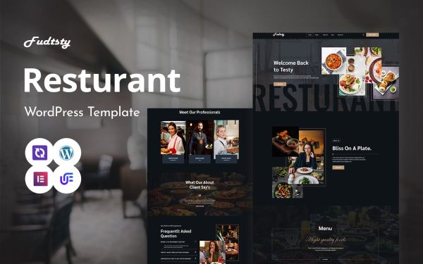 Fudtsty - Tasty Dining Restaurant And WordPress Elementor Theme - Image 1
