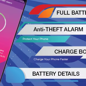 Full Battery & Theft Alarm Android Project