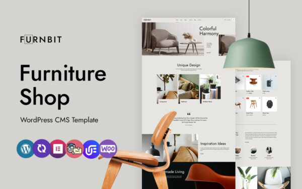 Furnbit - Home Decor And Furniture Multipurpose WordPress Elementor Theme - Image 1