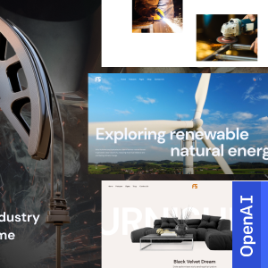 Fuse - Production & Industry WordPress Theme