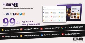 Future ai openai content image chat code generator as saas codermarket.jpg