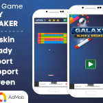 Galaxy Block Breaker - Brick Breaker Game Android Studio Project with AdMob Ads + Ready to Publish