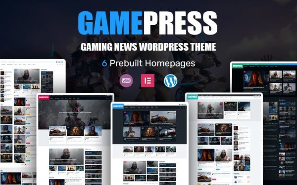 GamePress - Gaming News WordPress Theme - Image 1