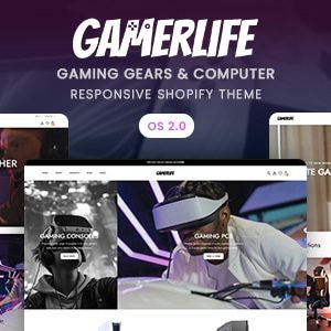 GamerLife - Gaming Gears & Computer Shopify Theme