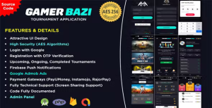 Gamersbaazi tournament application admob ads web based admin panel .png