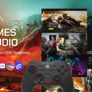 Gamex - Online Games Studio Multipurpose WordPress Elementor Theme