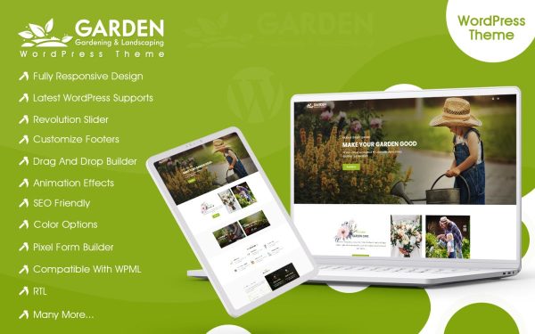 Garden - Gardening and Landscaping WordPress Theme - Image 1