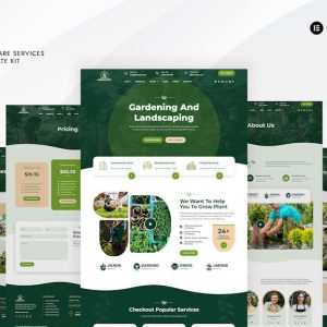 Gardenary - Lawn Garden Care Services Elementor Template Kit