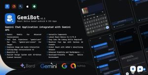 Gemibot v11 chat with gemini ai from google codermarket.jpeg