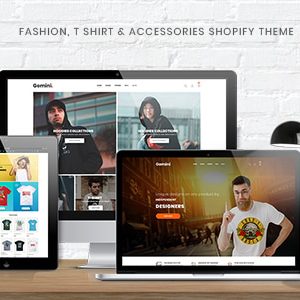 Gemini - Fashion, T Shirt & Accessories Shopify Theme