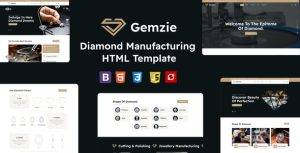 Gemzie diamond manufacturing html template gplpixel.jpg