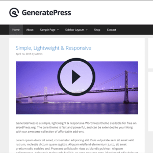 GeneratePress Premium