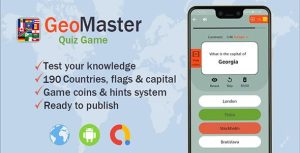 Geomaster geography quiz game codermarket.jpg