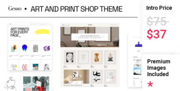Gesso – Art Print Shop Theme - Image 1