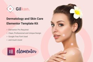 Gilkan dermatology skin care elementor template kit gplpixel.jpg
