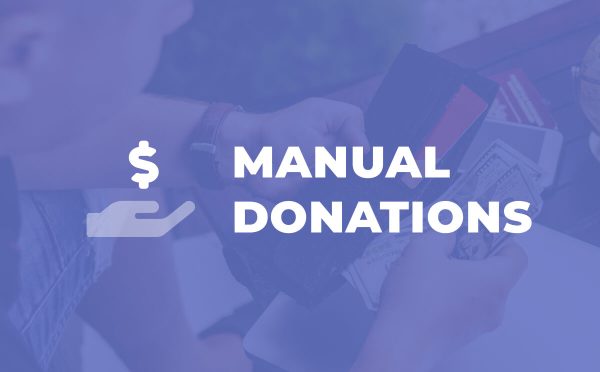 Give Manual Donations - Image 1