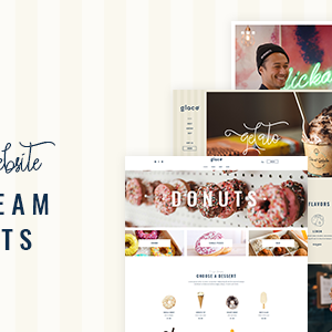 Glacé - Ice Cream & Sweet Shop Theme